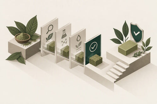 Isometric cosmetic compliance title card